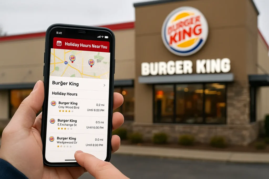How to Check Burger King Holiday Hours Near You