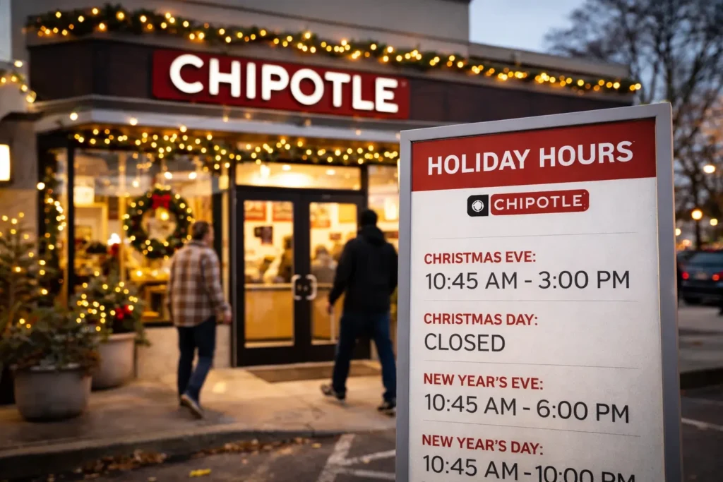 Chipotle Holiday Hours Schedule