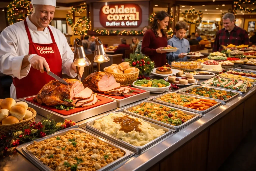 Golden Corral Holiday Buffet 