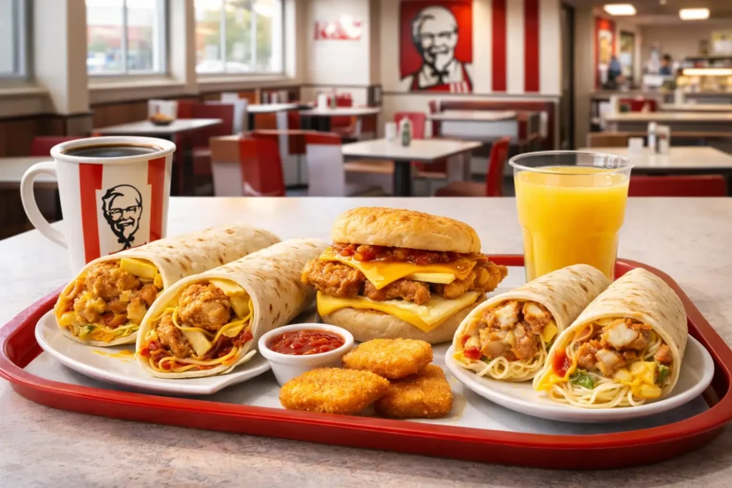 KFC Breakfast Menu