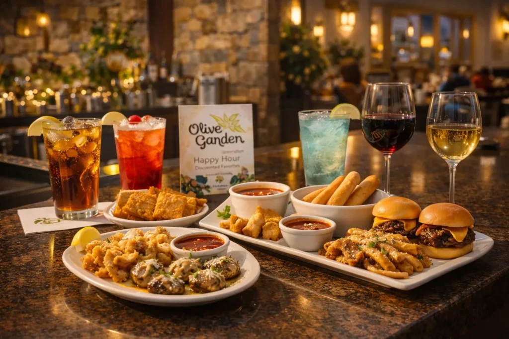 Olive Garden Happy Hour Menu 