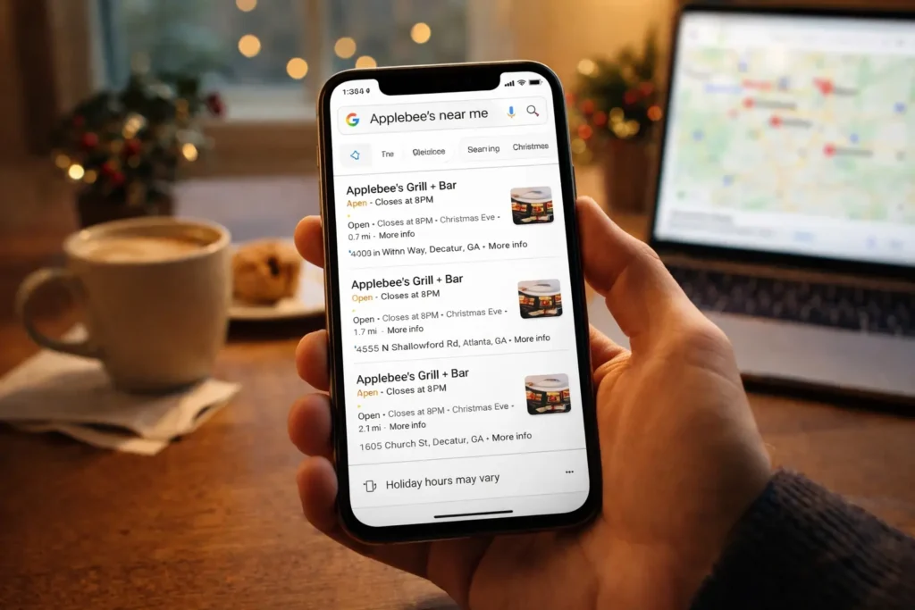 Applebee’s Holiday Hours Near You