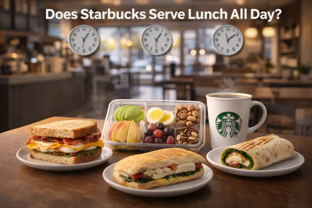 Does Starbucks Serve Lunch All Day