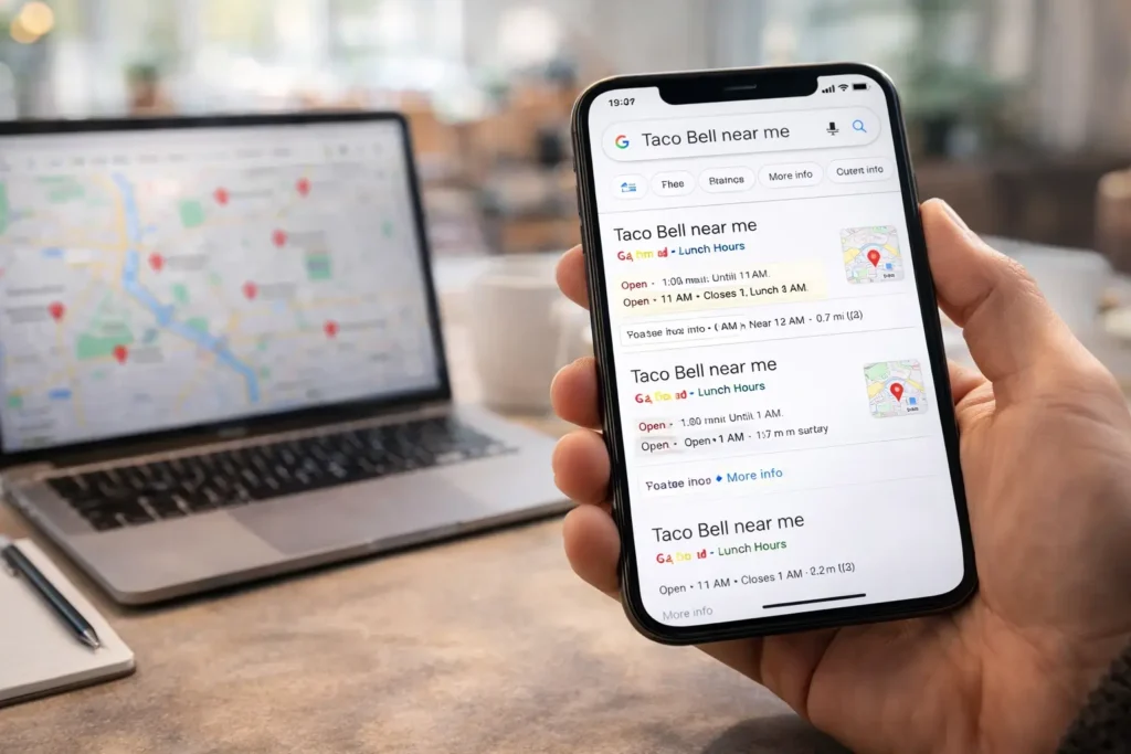 How to Check Taco Bell Lunch Hours Near You