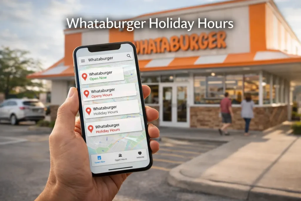 How to Check Whataburger Holiday Hours Near You