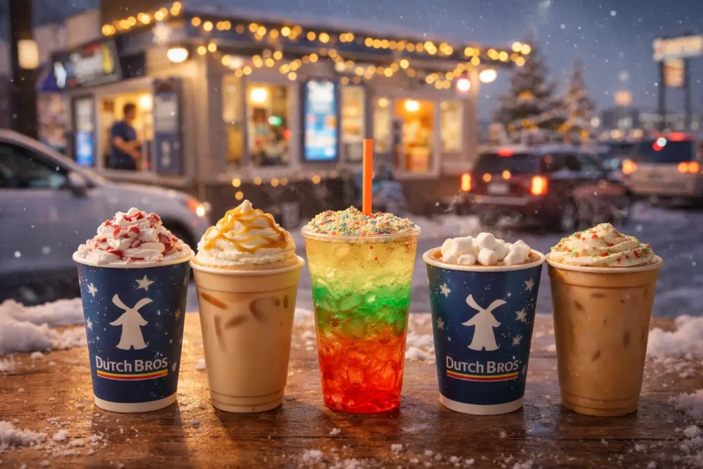 Popular Holiday Drinks at Dutch Bros