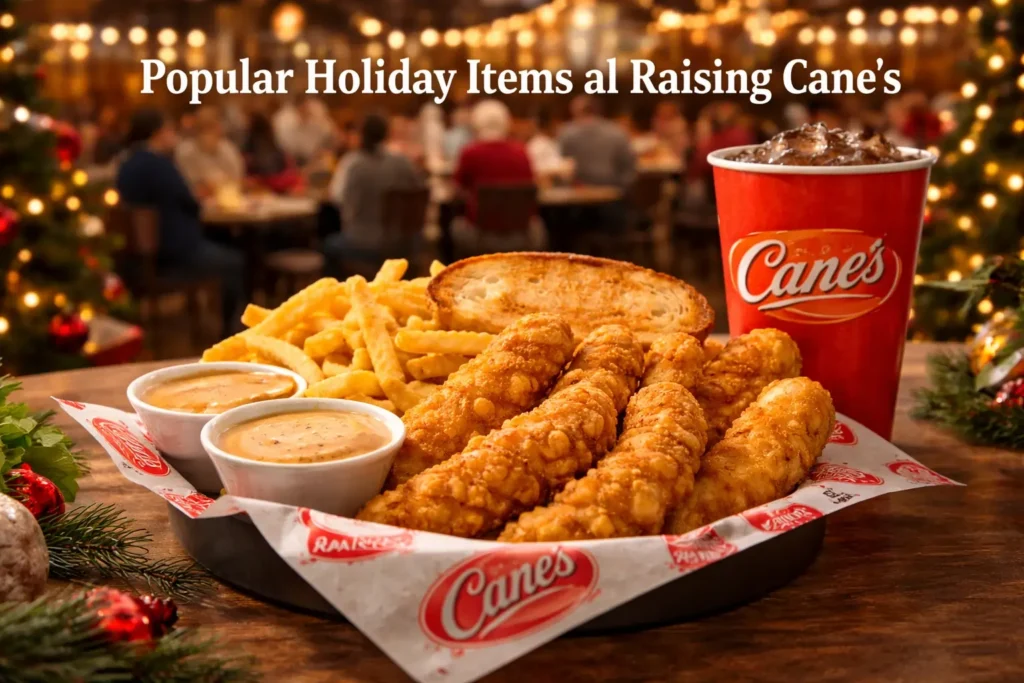 Popular Holiday Items at Raising Cane’s