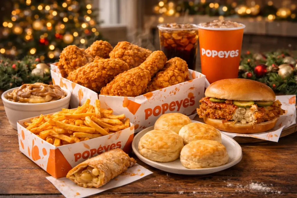 Popular Popeyes Holiday Menu Items