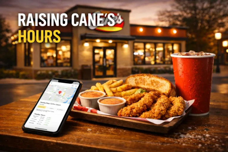 Raising Cane’s Hours