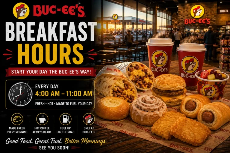 Buc-ee’s Breakfast Hours (1)