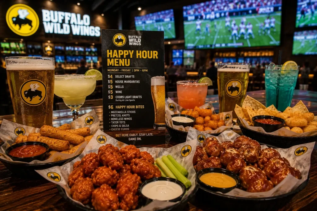 Buffalo Wild Wings Happy Hour Menu
