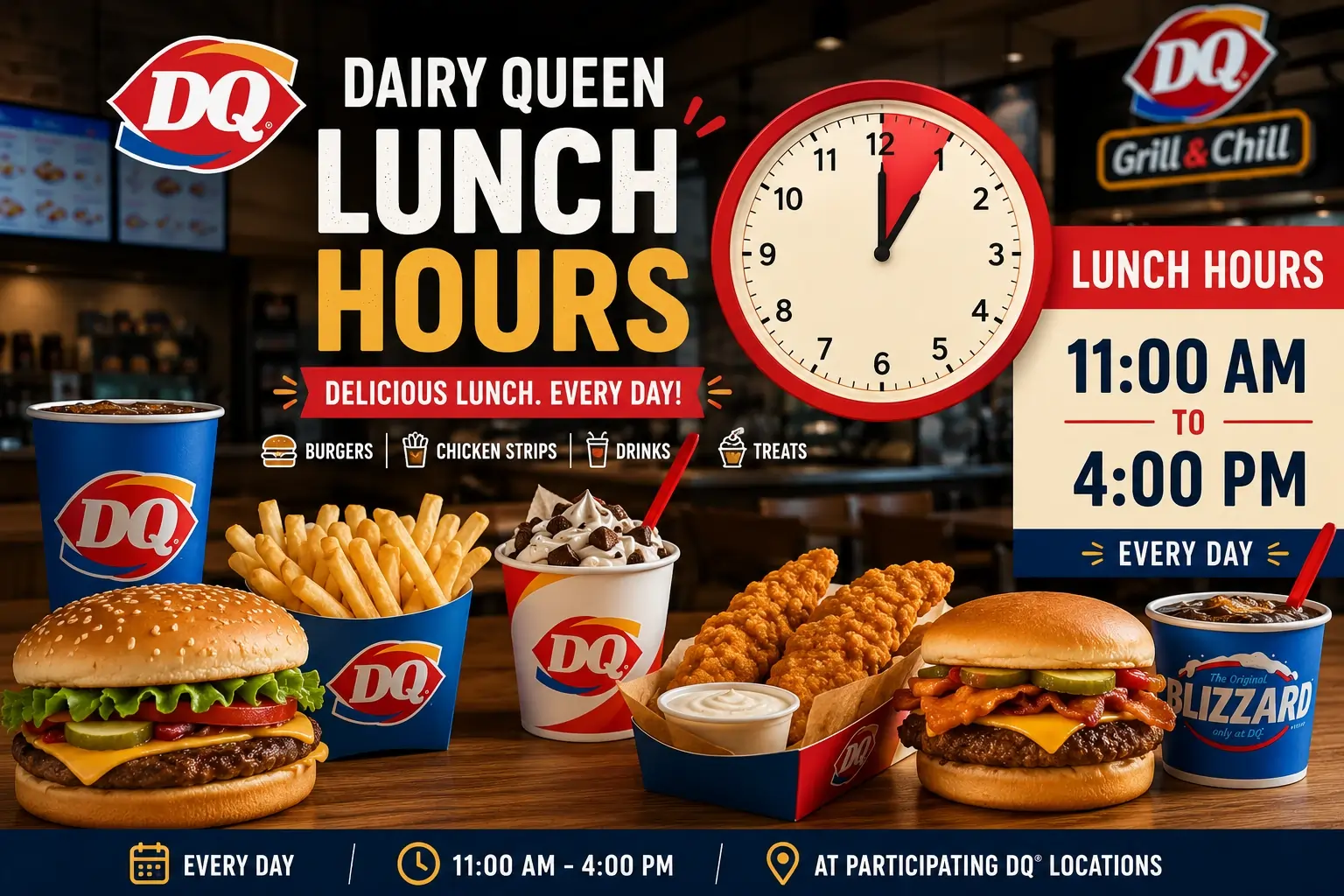 Dairy Queen Lunch Hours