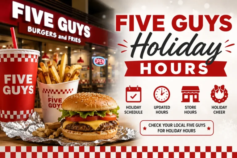 Five Guys Holiday Hours