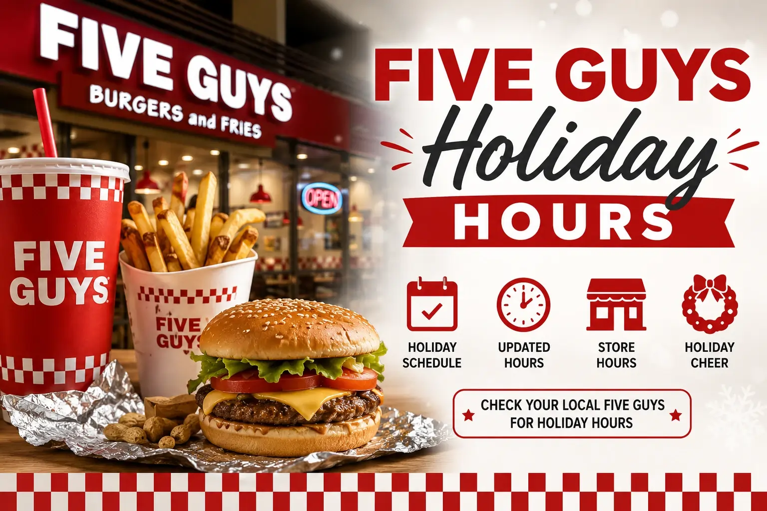 Five Guys Holiday Hours