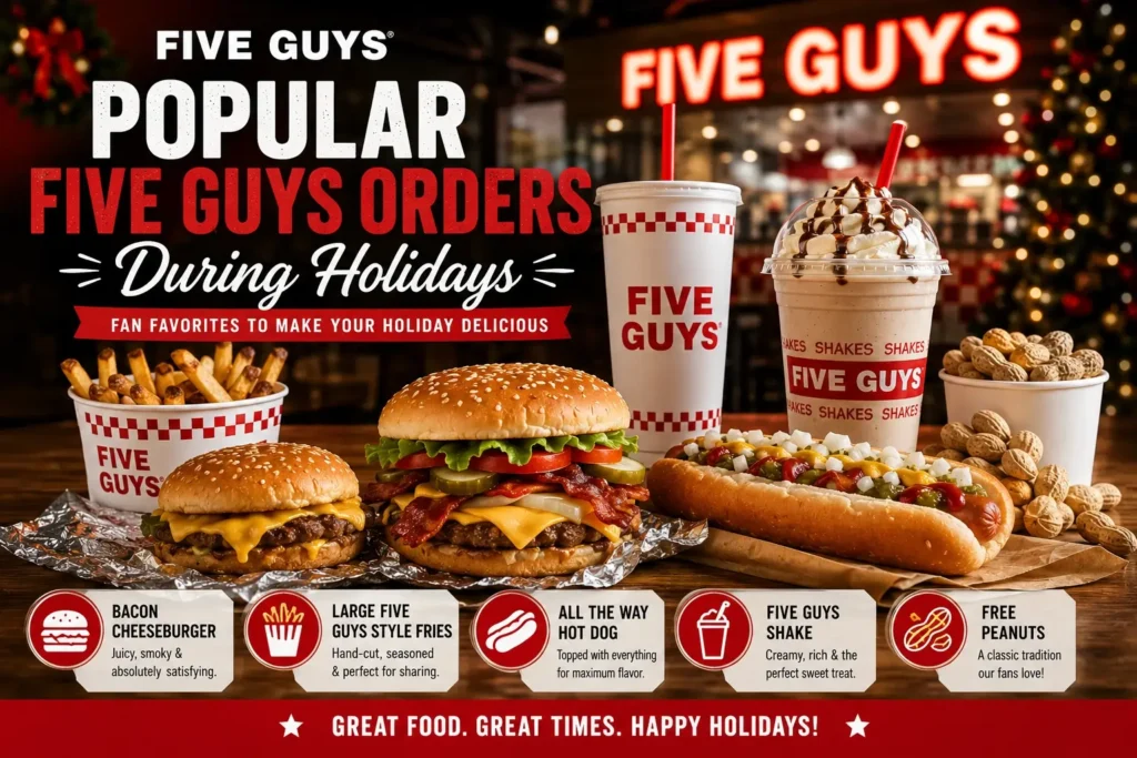 Five Guys Orders During Holidays