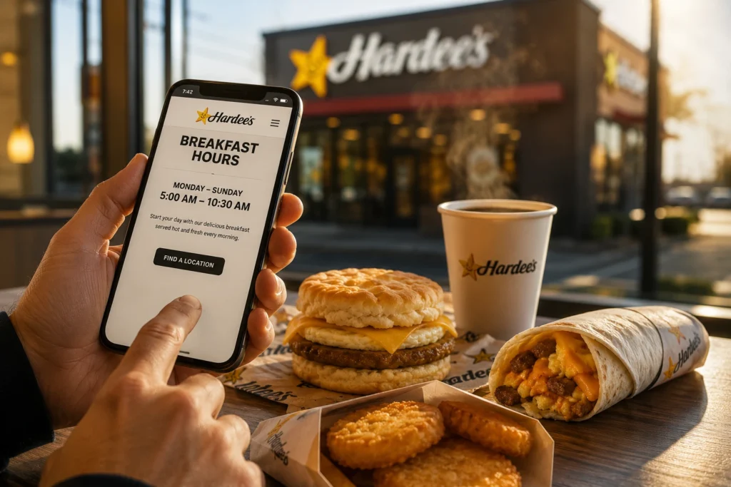 Hardee’s Breakfast Hours Near You