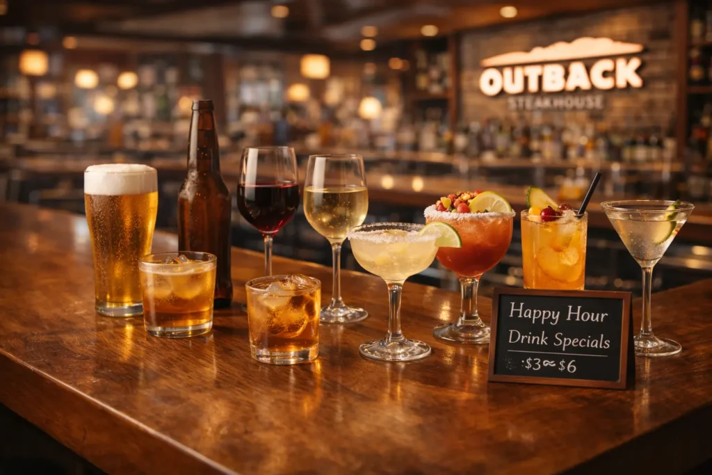 Outback Happy Hour Drink Specials