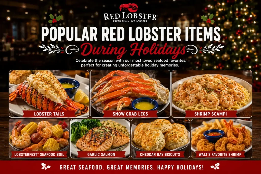 Popular Red Lobster items 