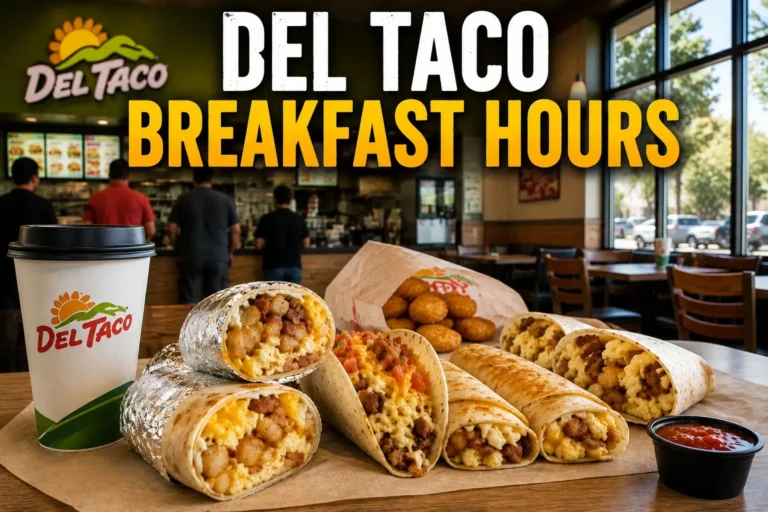 Del Taco Breakfast Hours
