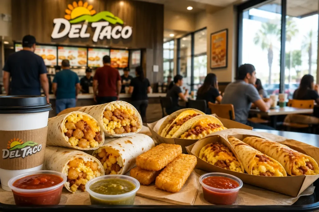 Del Taco Breakfast Menu