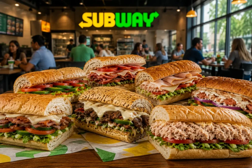 Popular Lunch Sandwiches at Subway (1)